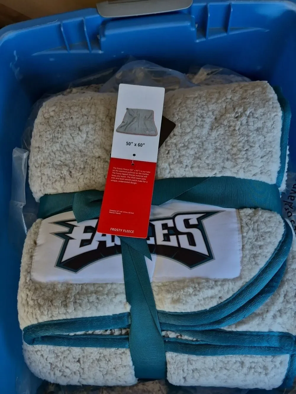 Philadelphia Eagles NFL Sherpa Blanket